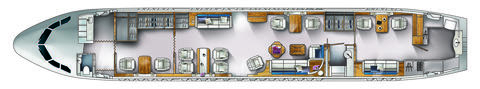 ACJ318 9H-UEC Comlux seating floor plan ACJ318 9H-UEC Comlux seating floor plan