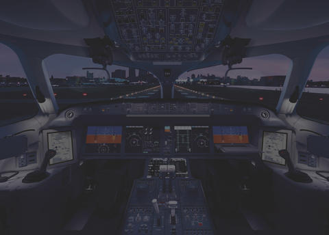ACJ Twotwenty Cockpit