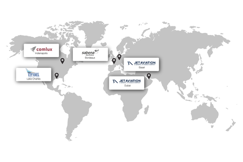 Service Centre Network around the world