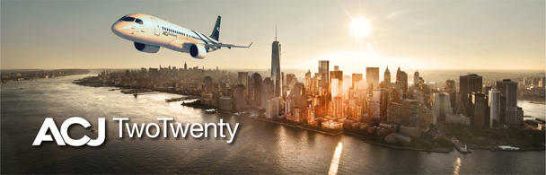 ACJ TwoTwenty in the sky ACJ TwoTwenty in the sky