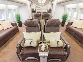 ACJ340 9H-BIG AirX Charter ltd interior