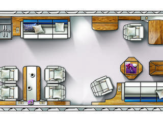 ACJ318 9H-UEC Comlux seating floor plan 