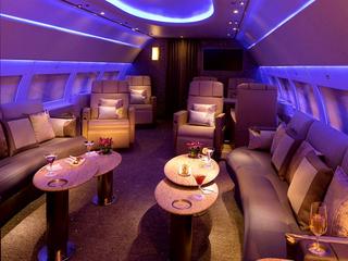 ACJ319 A6-CJE Emirates - Interior