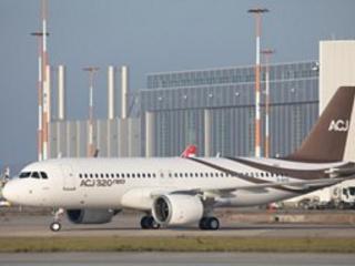 ACJ320neo takes to the skies for the first time