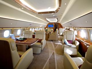 ACJ319 Comlux 9H-TBN cabin interior