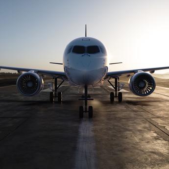 ACJ TwoTwenty on the tarmac