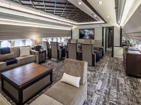 ACJ330 P4-MLO - Global Jet, cabin interior