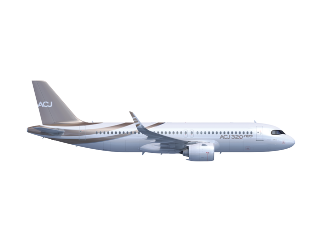 ACJ320neo rendering side view