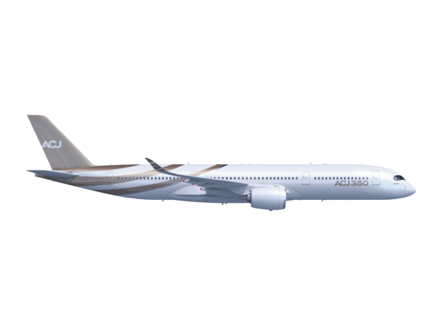 ACJ350 rendering side view