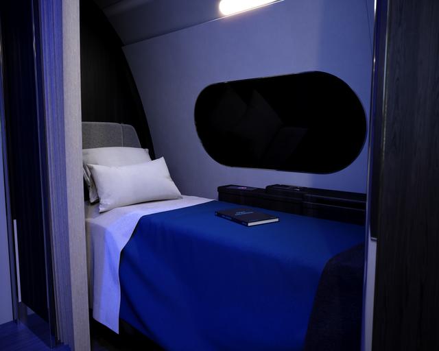 ACJ TwoTwenty - Crew rest ACJ TwoTwenty - Crew rest, night mood