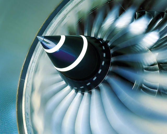ACJ319 engine close up ACJ319 engine close up