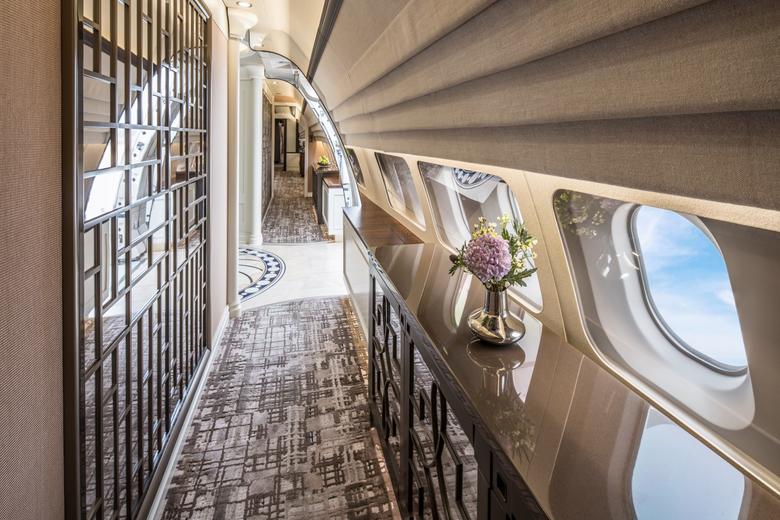 ACJ330 P4-MLO - Global Jet, cabin interior