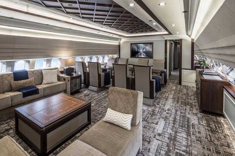 ACJ330 P4-MLO - Global Jet, cabin interior