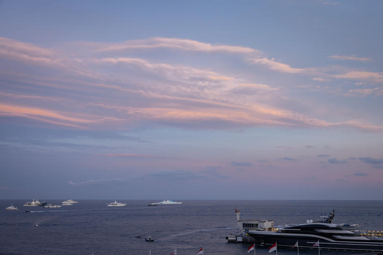 Monaco Yacht Show sea view