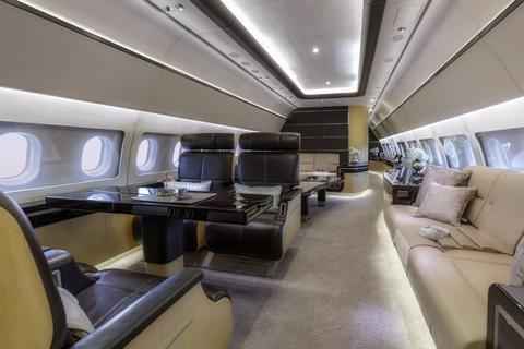 Global Jet ACJ320 P4-HSJ Executive seating area